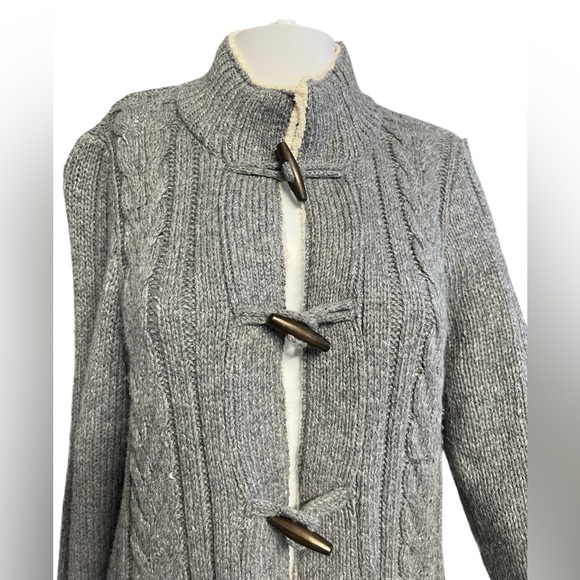 Relativity - Women’s Wool/Acrylic blend Sweater Tunic Cardigan Sz. LG - Picture 3 of 6